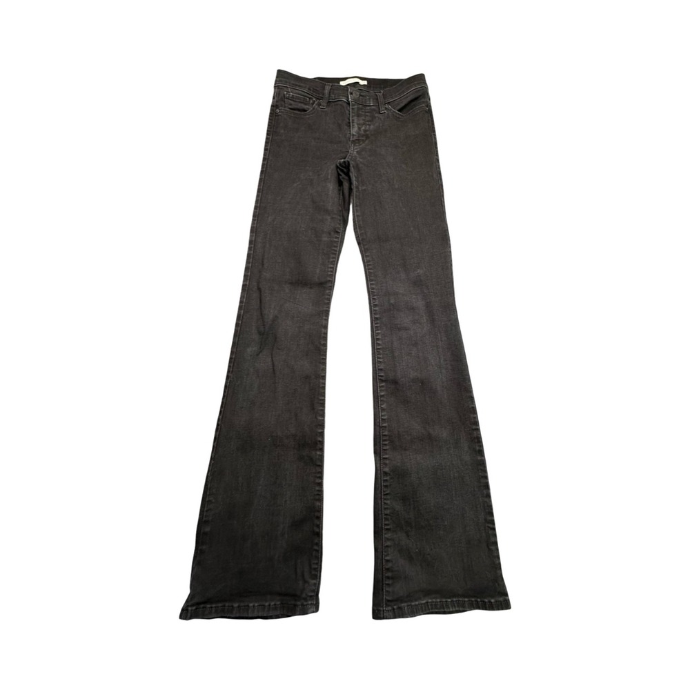 Levis Jeans Womens 26 Black 315 Shaping‎ Bootcut Stretch Denim Mid Rise Pants
